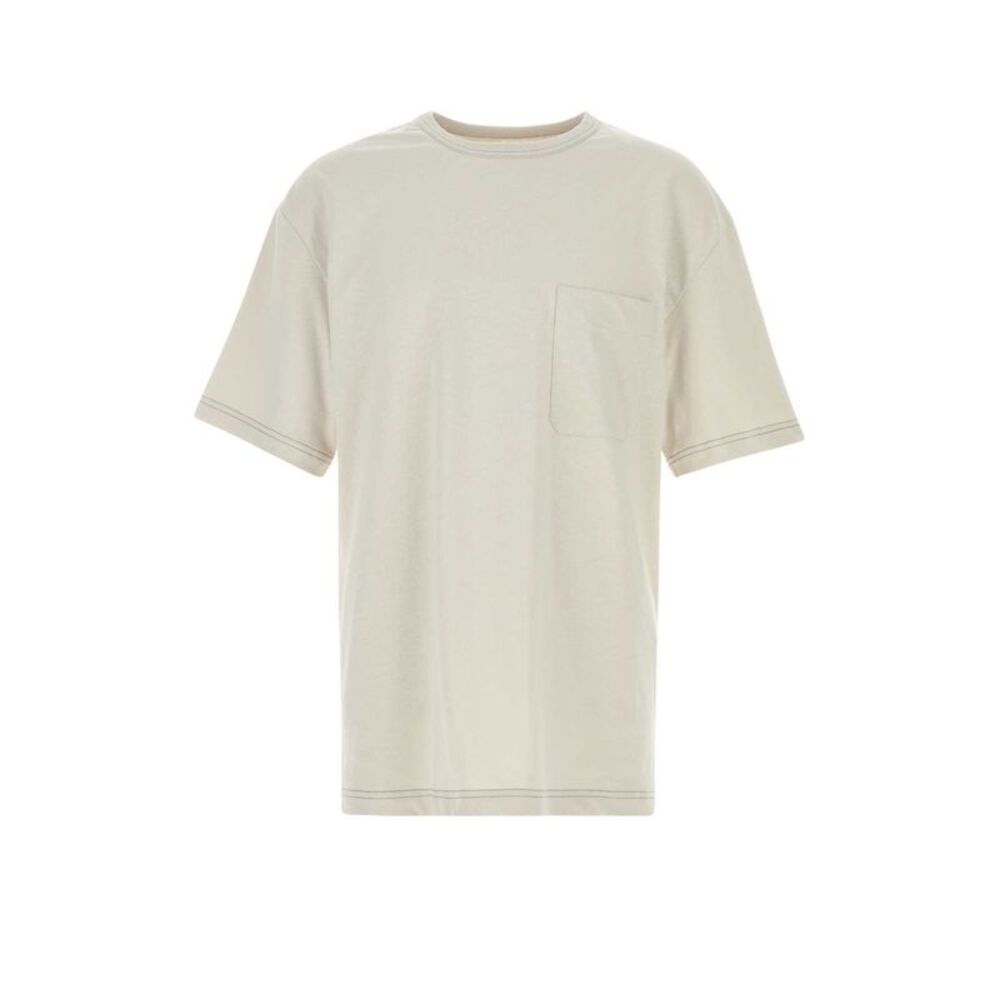 Lemaire Men Light Grey Cotton Blend T-Shirt